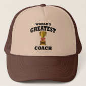 De grootste coach ter wereld trucker pet (Voorkant)