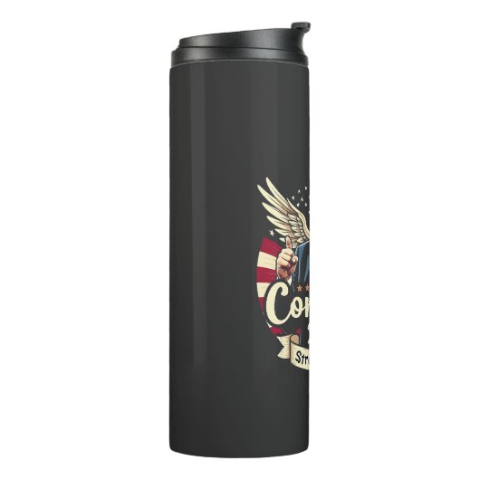 De grootste comeback 2024 samen sterker Trump Thermosbeker (Gedraaid links)