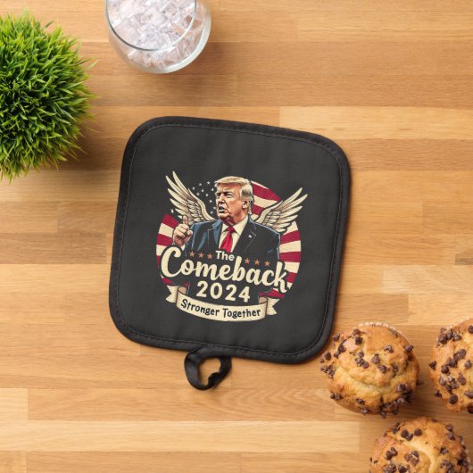 De Grootste Comeback 2024 Sterker Samen Trump Pannenlap (Top down)