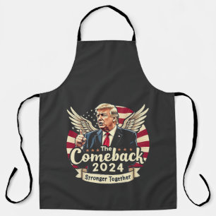 De Grootste Comeback 2024 Sterker Samen Trump Schort