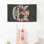 De Grootste Comeback 2024 Sterker Samen Trump Spandoek (Insitu)