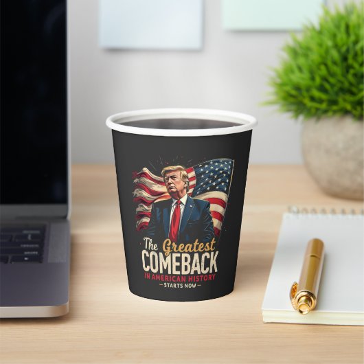 De Grootste Comeback in de Amerikaanse Geschiedeni Papieren Bekers (Insitu)