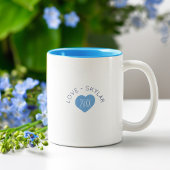 De grootste Dads worden naar opa gepromoot Tweekleurige Koffiemok