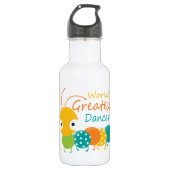 De grootste danser ter wereld waterfles  (Voorkant)