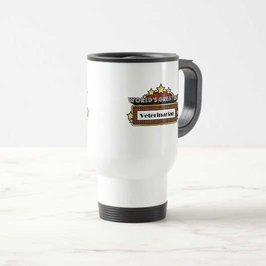 De grootste dierenarts ter wereld reisbeker (Voorkant rechts)