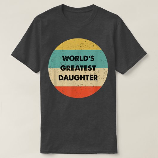 De grootste dochter ter wereld 24 t-shirt (Design voorkant)