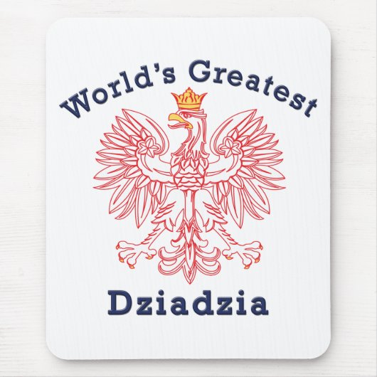 De grootste Dziadzia Eagle ter wereld Muismat (Voorkant)