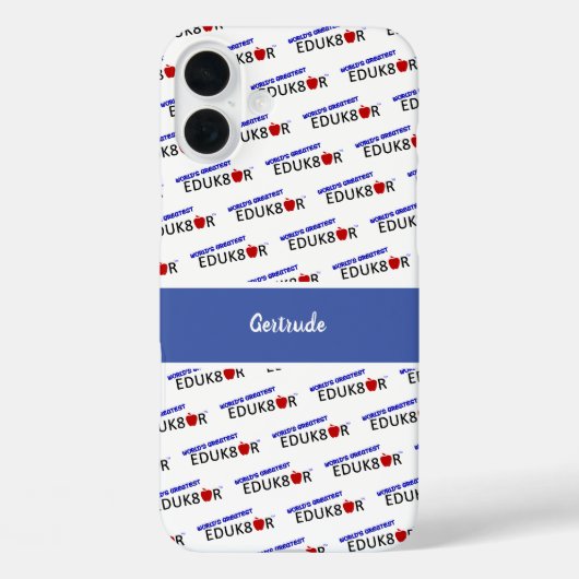De grootste educator ter wereld Case-Mate iPhone case (Achterkant)