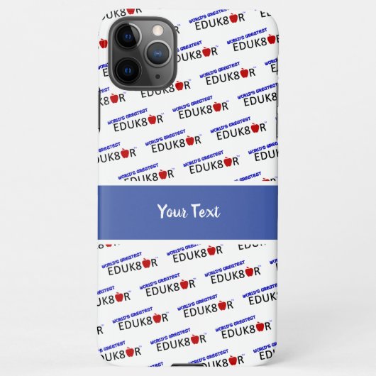 De grootste educator ter wereld iPhone hoesje (Achterkant)