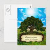 De grootste eikel was ooit een beetje gek die... briefkaart (Voorkant / Achterkant)