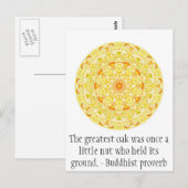 De grootste eikel was ooit een beetje gek die... briefkaart (Voorkant / Achterkant)