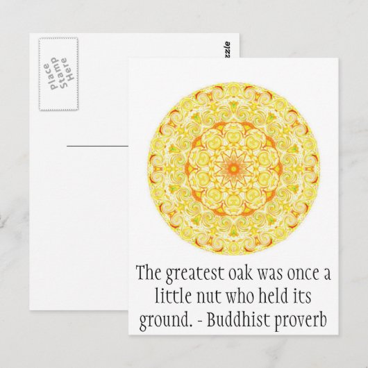 De grootste eikel was ooit een beetje gek die... briefkaart (Voorkant / Achterkant)