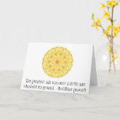 De grootste eikel was ooit een beetje gek die... kaart (Gele Bloem)