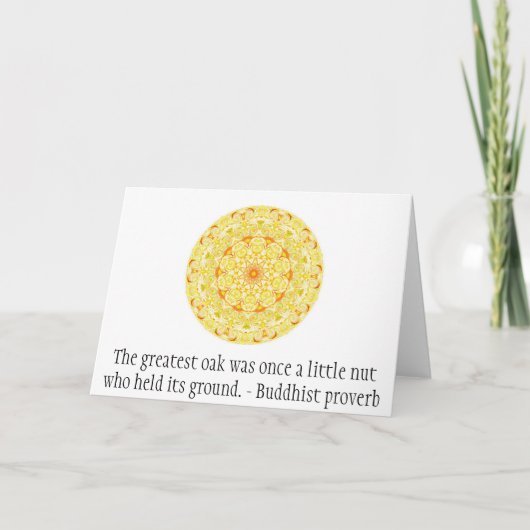 De grootste eikel was ooit een beetje gek die... kaart (Voorkant)