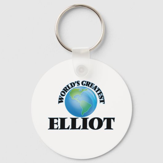 De grootste Elliot ter wereld Sleutelhanger (Voorkant)
