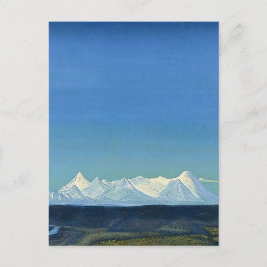 “De Grootste en de Heilige” door Nicholas Roerich Briefkaart (Voorkant)