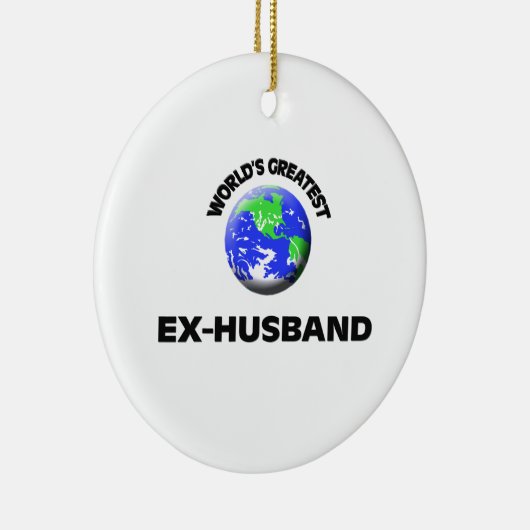 De grootste ex-man ter wereld keramisch ornament (Rechts)