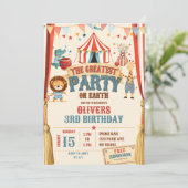 De Grootste Feest op Aarde Verjaardag Kaart (Staand voorkant)