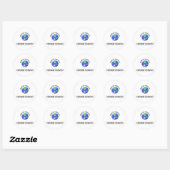 De grootste forensische wetenschapper ter wereld ronde sticker (Vel)