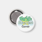 De grootste gamer ter wereld magneet (Voorkant / Achterkant)