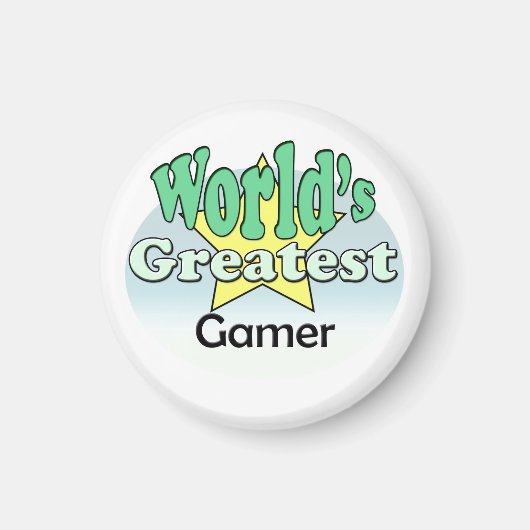 De grootste gamer ter wereld magneet (Voorkant)