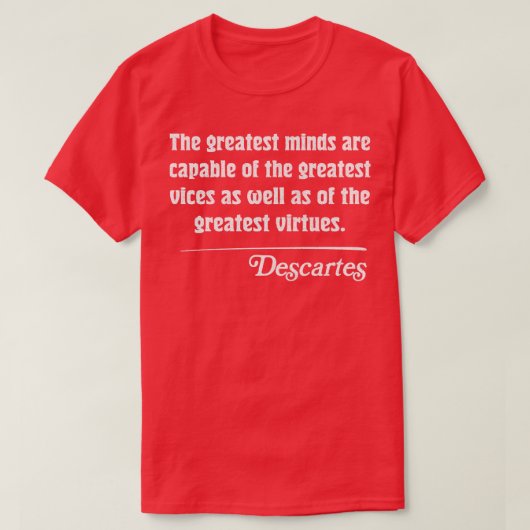 De grootste geesten zijn in staat tot het grootste t-shirt (Design voorkant)