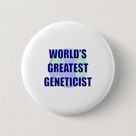 De Grootste Geneticus van de wereld Ronde Button 5,7 Cm (Voorkant)