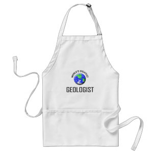 De grootste geoloog ter wereld standaard schort
