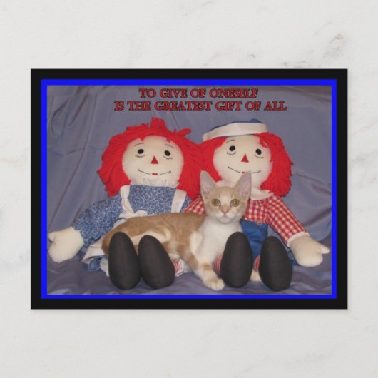 De grootste geschenk van allemaal briefkaart (Voorkant)