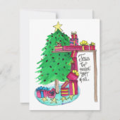 De Grootste Gift Aller Tijden Feestdagenkaart (Voorkant)