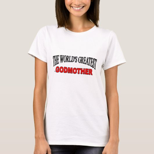 De grootste God moeder ter wereld T-shirt (Voorkant)