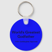 De grootste godfather ter wereld sleutelhanger (Voorkant)