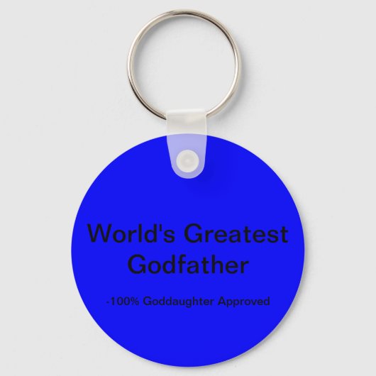 De grootste godfather ter wereld sleutelhanger (Voorkant)