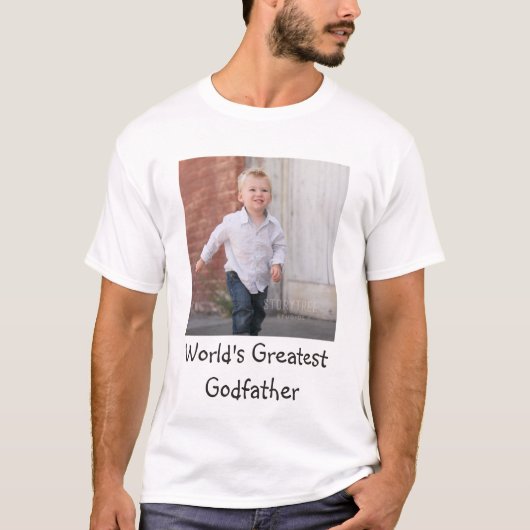 De grootste godfather ter wereld t-shirt (Voorkant)