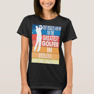 De grootste Golfer in Indiana en de waanzinnige Go T-shirt