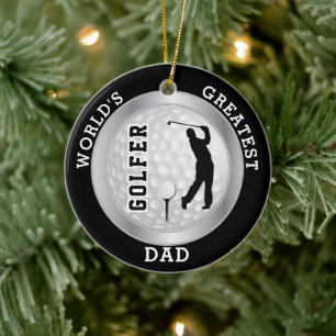 De grootste Golfer ter wereld Golf Ball Keramisch Ornament