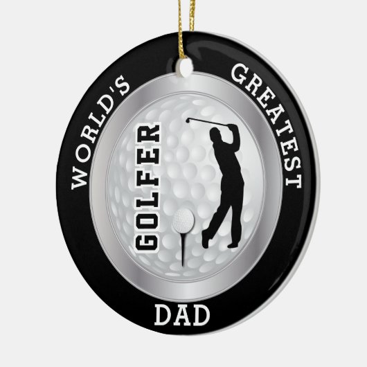 De grootste Golfer ter wereld | Golf Ball Keramisch Ornament (Links)