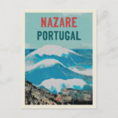 De grootste golven van Nazare in de wereld illustr Briefkaart (Voorkant)