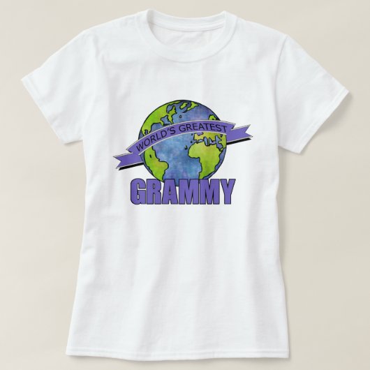 De grootste Grammy ter wereld T-shirt (Design voorkant)