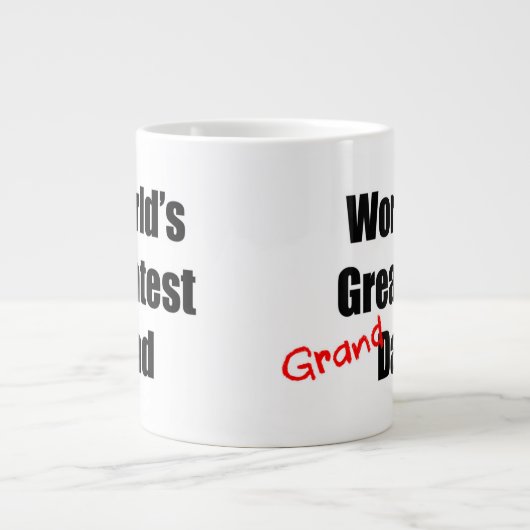 De grootste grootmacht ter wereld grote koffiekop (Voorkant)