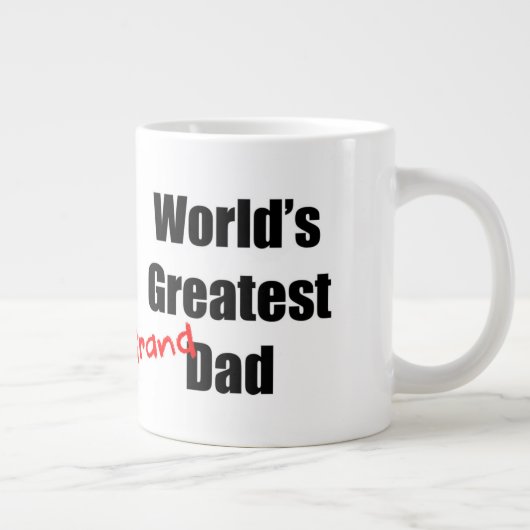 De grootste grootmacht ter wereld grote koffiekop (Rechts)