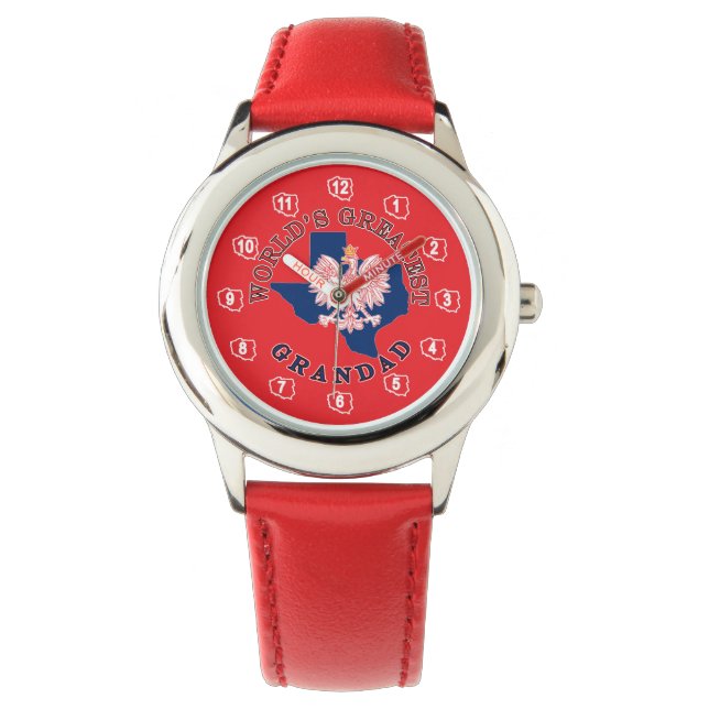 De grootste grootmacht ter wereld horloge (Voorkant)