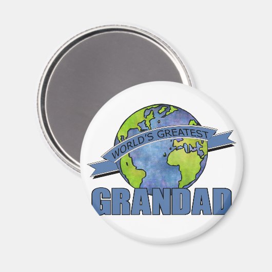 De grootste grootmacht ter wereld magneet (Voorkant / Achterkant)