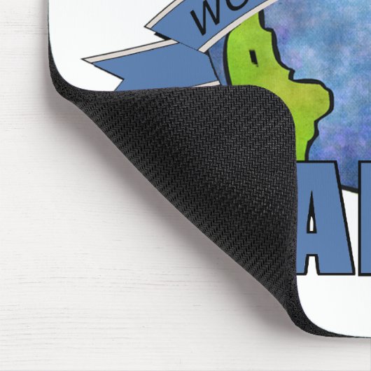 De grootste grootmacht ter wereld muismat (Hoek)