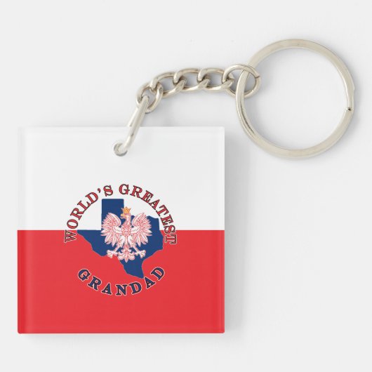 De grootste grootmacht ter wereld sleutelhanger (Achterkant)