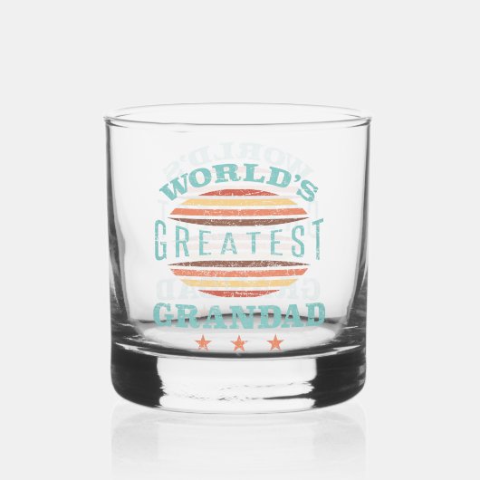 De grootste grootmacht ter wereld whisky glas (Voorkant)
