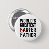 DE GROOTSTE GROOTSTE WERELD - VADER - VADERDAG RONDE BUTTON 5,7 CM (Voorkant /achterkant)