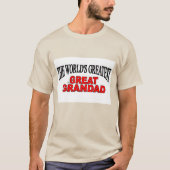 De grootste grote grootmacht ter wereld t-shirt (Voorkant)