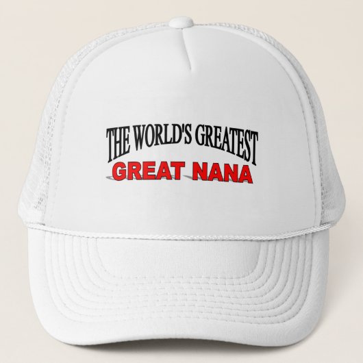 De grootste grote nana ter wereld trucker pet (Voorkant)