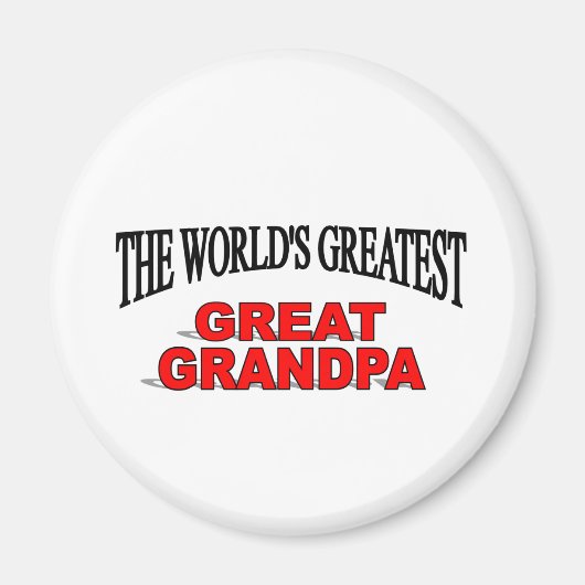 De grootste grote opa ter wereld magneet (Voorkant)
